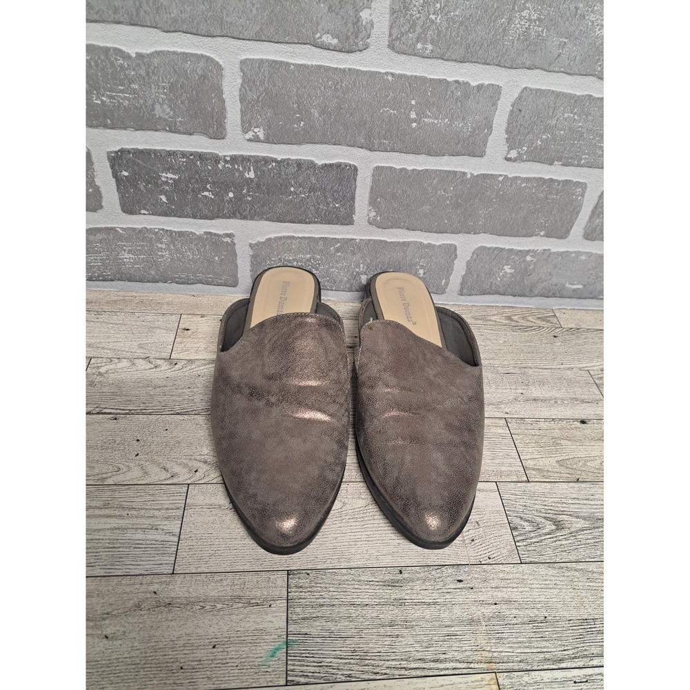 Pierre Dumas Womens Metallic Mules Wallis-1 Size 7M